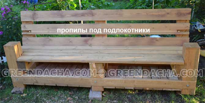 Набиваем на скамейку сиденье и спинку. Набиваем на скамейку сиденье и спинку.